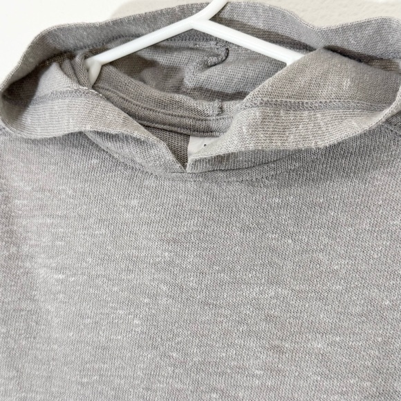 BABY GAP • TODDLER BOYS' SILVER LONG SLEEVE SNIT HOODIE - 2T - Picture 6 of 9